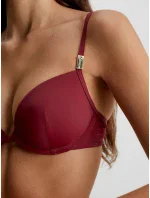 Dámská plavková podprsenka bikini bordó model 18354427 - Calvin Klein Dámská plavková podprsenka bikini bordó model 18354427 - Calvin Klein