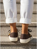 Dámske tenisky ZY1403 hnedé - FashionStreet