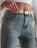 Dámské džínové kalhoty regular fit blue Dstreet model 21985292 - FashionStreet