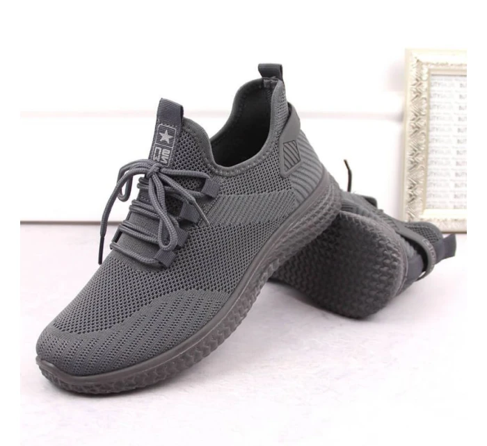 Buty sportowe W szare model 21958256 - NEWS Buty sportowe W szare model 21958256 - NEWS