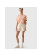 Dámske bavlnené teplákové šortky 4F Dámske bavlnené teplákové šortky 4F