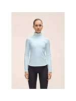 Dámske tričko CASALL Serene Half Zip Long Sleeve, modrá farba