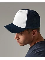 Beechfield B 645 5-panelová čiapka Vintage Trucker 53.0645 čierna/biela