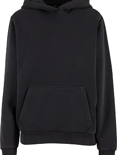 Build your Brand BY 298 Dámska mikina s kapucňou v oversize štýle „Vintage“ 56.0298 čierna