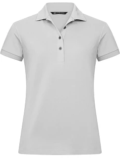 Cutter & Buck Virtue Polo Solid Women Dámske funkčné polo tričko 68.4435 strieborné