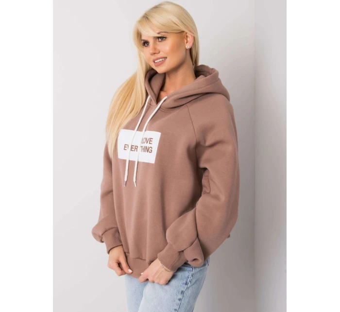 Mikina EM BL model 15883862 hnědá - FPrice Mikina EM BL model 15883862 hnědá - FPrice