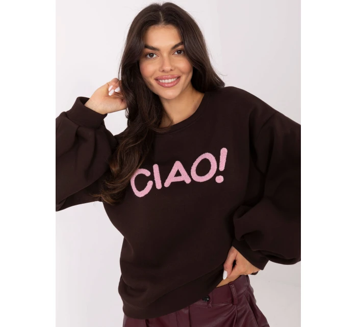 RV BL mikina A1044.78 tmavohnedá