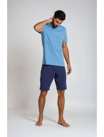 Pyžamo Duty 38881-95X Modrá a tmavo modrá - Henderson