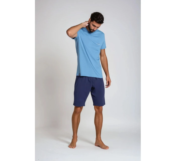 Pyžamo Duty 38881-95X Modrá a tmavo modrá - Henderson