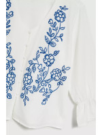 Dámske tričko so vzorom MOODO - biele