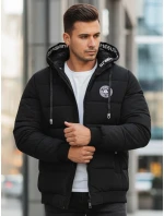 Pánská prošívaná zimní bunda s kapucí černá Dstreet model 21991528 - FashionStreet Pánská prošívaná zimní bunda s kapucí černá Dstreet model 21991528 - FashionStreet