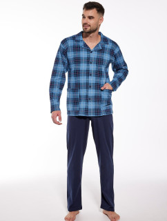 Cornette 114/69 pánske pyžamo s rozopínaním na zips 3XL-5XL