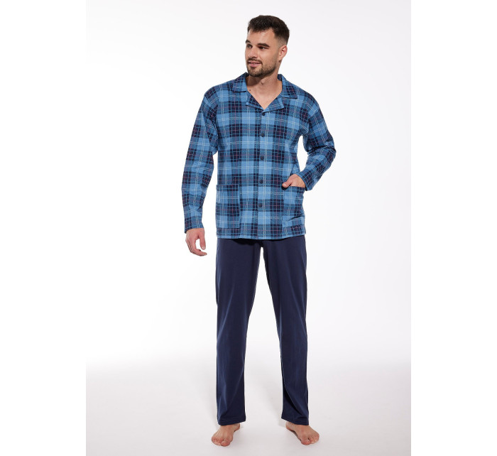 Cornette 114/69 pánske pyžamo s rozopínaním na zips 3XL-5XL