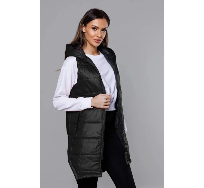 Čierna vesta s geometrickou spodnou časťou (B0122-1) Čierna vesta s geometrickou spodnou časťou (B0122-1)