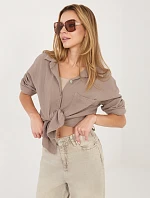 MI košeľa KS 2337.77 tmavá lila