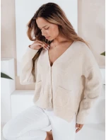 Dámský svetr ecru Dstreet model 21990990 - FashionStreet