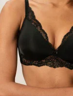 Podprsenka braletka Amourette Charm P čierna - TRIUMPH