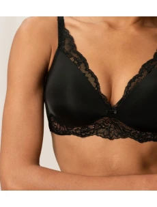 Bralette podprsenka Amourette Charm P čierna - TRIUMPH