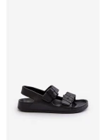 Dětské lehké žabky s přezkami BIG STAR model 21651512 Černé - Big Star Shoes