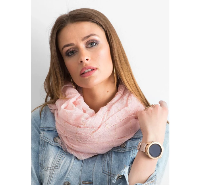 Dámský šátek AT CH ST model 14826904 světle růžový - FPrice