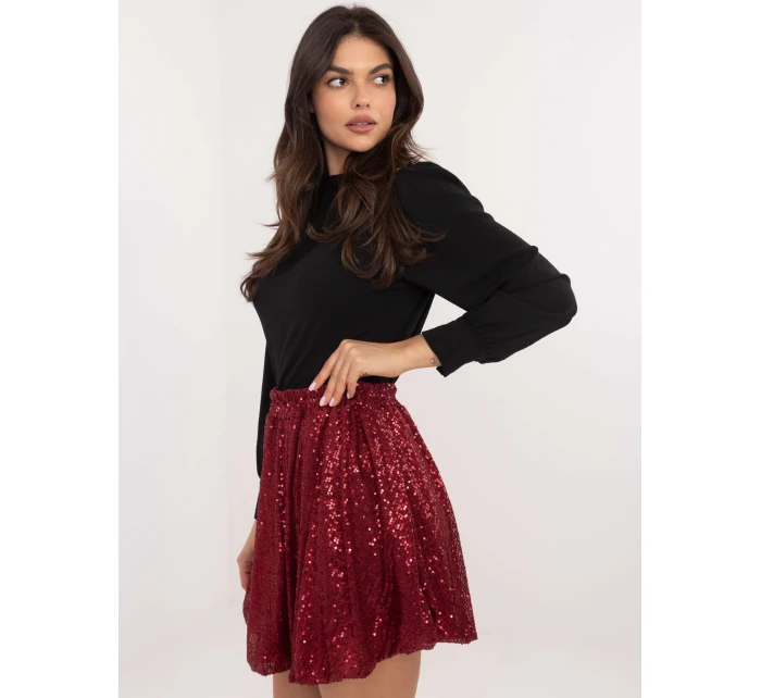 Sukňa MI SD 271360.74 bordová Sukňa MI SD 271360.74 bordová