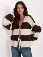 Jumper MI SW 0109.79 hnedý Jumper MI SW 0109.79 hnedý