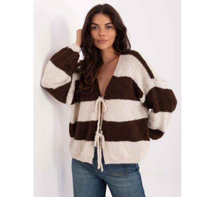 Jumper MI SW 0109.79 hnedý Jumper MI SW 0109.79 hnedý