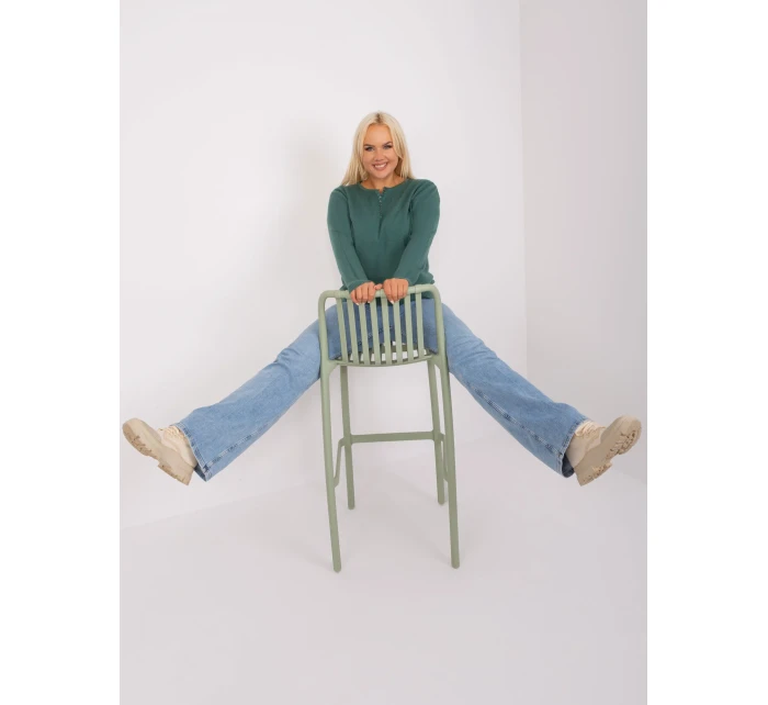 PM SW PM 3897 jumper.06P tmavo zelená