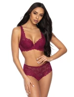 Dámska podprsenka CARMELA M-053/22 Burgundy - MAT