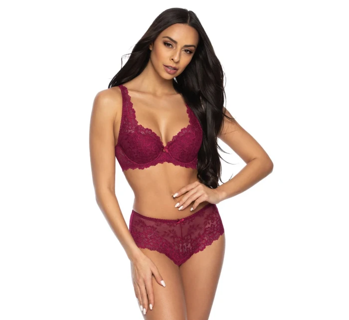 Dámska podprsenka CARMELA M-053/22 Burgundy - MAT