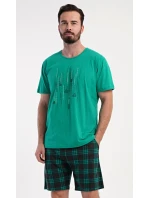 Pánske pyžamové šortky Tetris