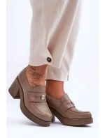 Poltopánky na podpätku model 183950 Step in style