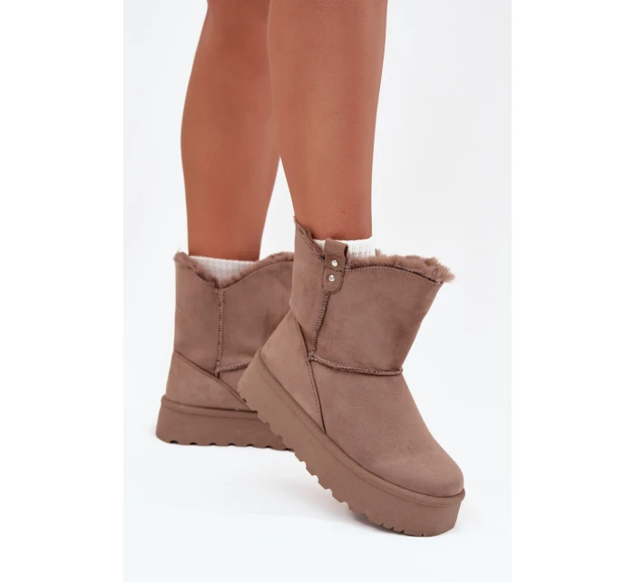 Snehové topánky model 218526 Krok vo veľkom štýle