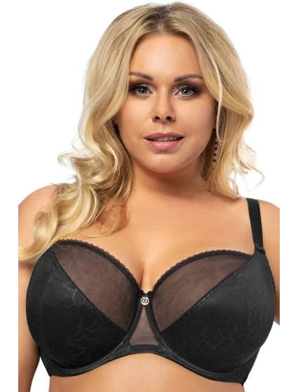 Dámská podprsenka K Black model 7162026 - Gorsenia Dámská podprsenka K Black model 7162026 - Gorsenia