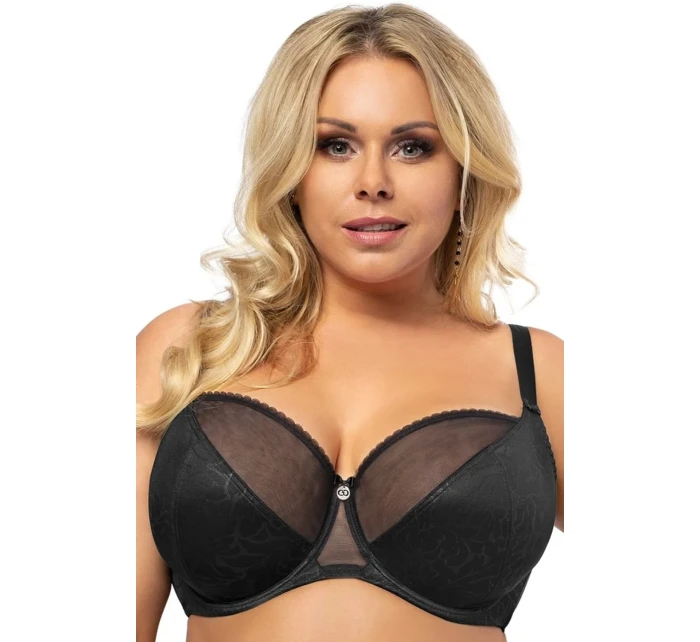 Dámská podprsenka K Black model 7162026 - Gorsenia Dámská podprsenka K Black model 7162026 - Gorsenia