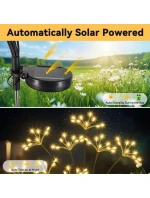 SOLÁRNE SVIETIDLO DÚCHADLO STROM OHŇOSTROJ 72CM 60 LED