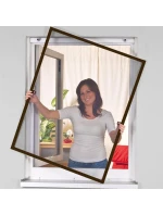 ALU SIEŤ PROTI HMYZU NA OKNÁ 100X120 HNEDÁ PLUS ALU SIEŤ PROTI HMYZU NA OKNÁ 100X120 HNEDÁ PLUS