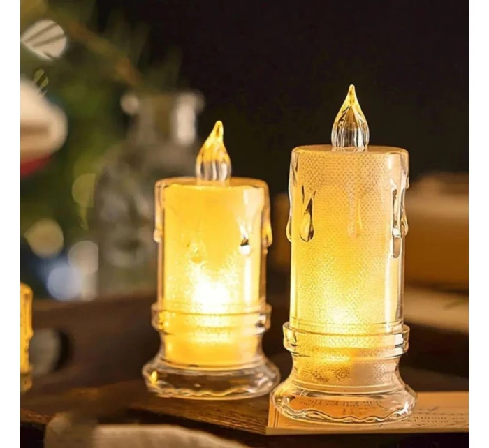 Dekoratívna LED sviečka 5x11 cm