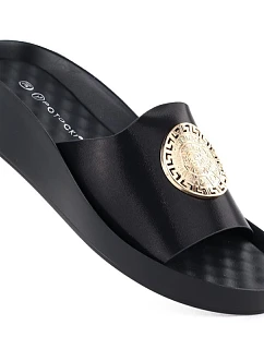 Dámské žabky na platformě černé Potocki model 22072426