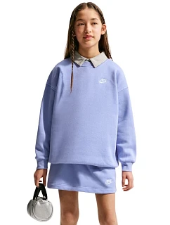 Detská mikina Nike Sportswear Club Fleece Light Purple FD2923 569