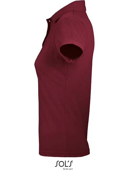 SOL'S Prime Women Dámské piqué polo z těžké bavlny model 22409518 burgundy