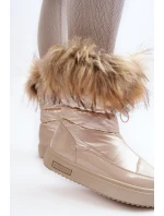 Dámské Sněhule S Kožíškem Béžové Big Star model 21637425 - Big Star Shoes