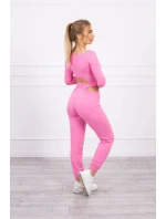 Sada s blúzkou svetlo ružová