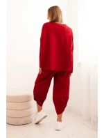 Punto Milano Zimná mikina + nohavice bordová