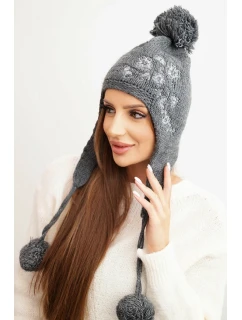 Dámská ušanka Emma K343 denim