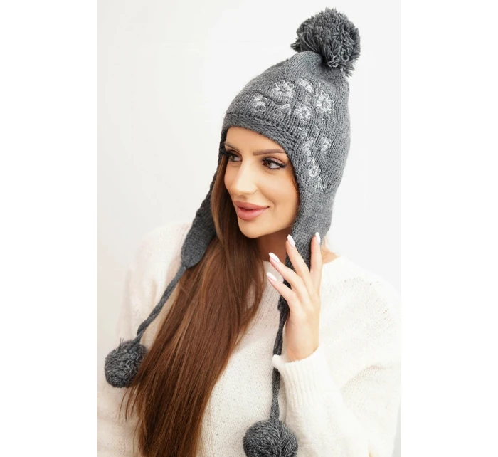 Dámská ušanka Emma K343 denim