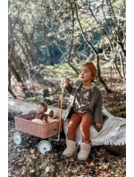 Dziewczęce Ocieplane Śniegowce Z Kokardkami Beżowe Meriva Dziewczęce Ocieplane Śniegowce Z Kokardkami Beżowe Meriva