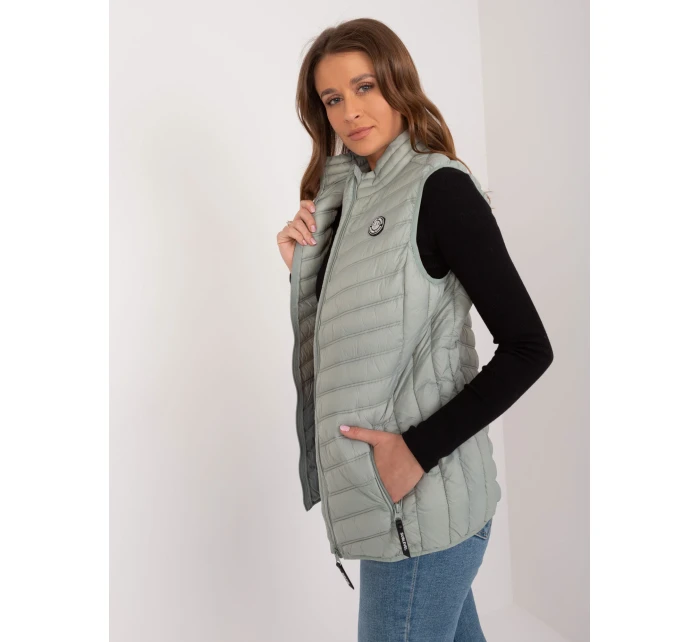 Kamizelka model 20095116 pistacjowy - FPrice