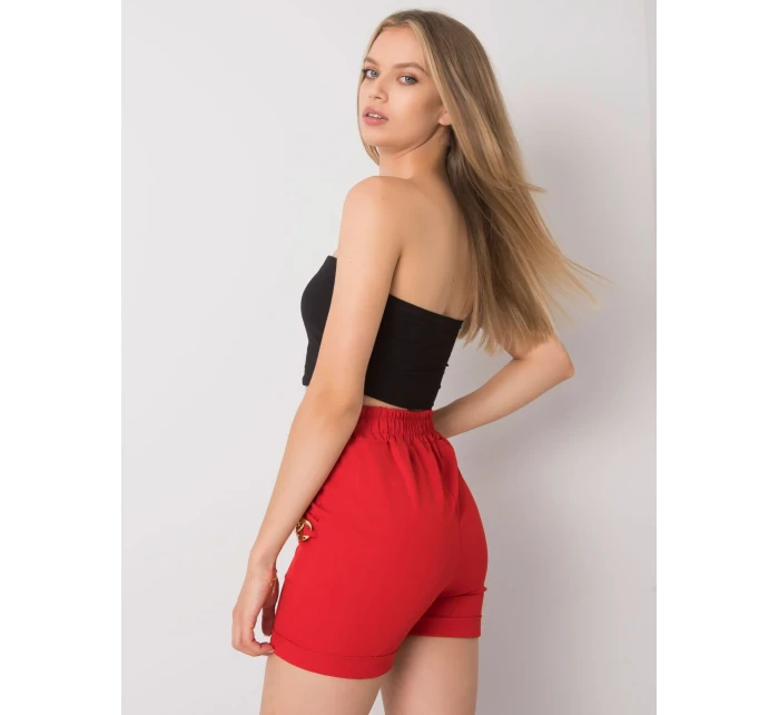 Šortky DHJ SN 13260.38P červená