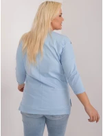 Bluzka RV BZ model 19658531 jasny niebieski - FPrice